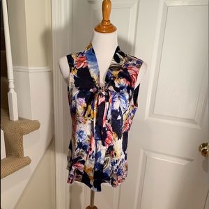 Sleeveless blouse, Elie Tahari, silk